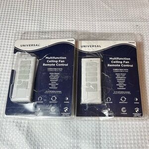 Universal White Multifunction Ceiling Fan Remote Control open boxes just (parts)